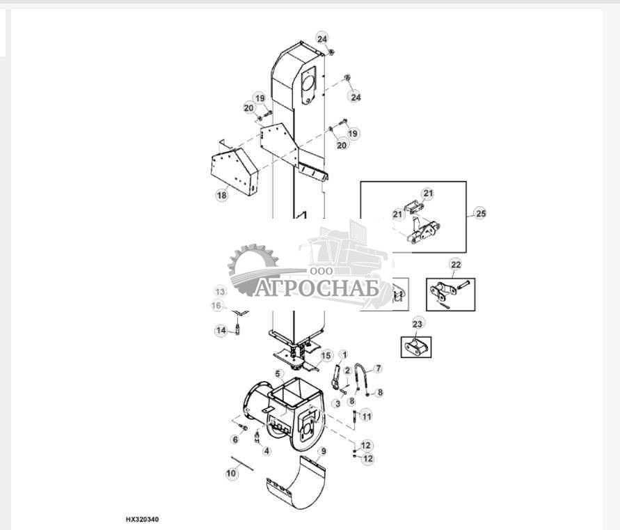 CLEAN GRAIN ELEVATOR AND CONVEYOR CHAIN 